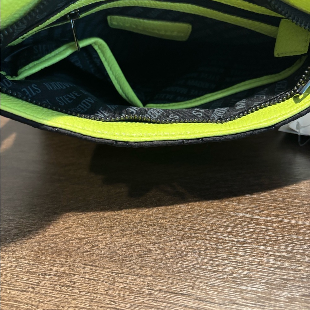 Steve Madden Neon Lime Messenger Crossbody